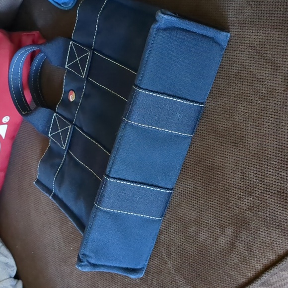 Hermes navy blue herline tote - Picture 4 of 6